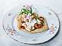 Miniflatbreads  med apelsinkyckling