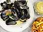 Moules frites med yuzu kosho