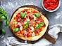 Mutti Napolitansk pizza med prosciutto och mozzarella