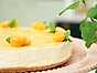 No bake cheesecake med vit choklad och citron
