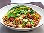 One pot rice med kyckling och het korv