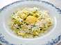 Orrechiette med räkor och saffran