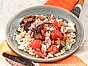 Pärlcouscous med aubergine och paprika