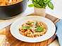 Pasta bolognese med kikärtor och aubergine