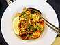 Pasta med chiliräkor