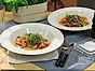 Pasta med chorizo och paprika