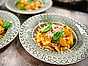 Pasta med saffran och kronärtskockor