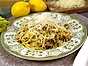 Pasta med tonfisk och citron
