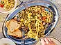 Pasta vongole med peperoncino