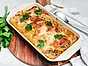 Pastagratäng med fyllda pastasnäckor