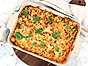 Pastagratäng med zucchini, tomat och mascarpone