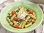 Pastasallad med pesto och burrata