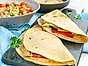 Piadina med grillad paprika och aubergine