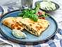 Piadina med svamp och basilikakräm