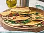 Piadina med tre olika fyllningar
