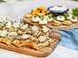 Pinsa med tryffelkräm och crostini med pecorinodipp