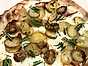 Pizza med stekt potatis
