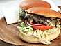 Portabelloburgare med cheddarost och hamburgerdressing