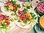 Pulled miso pork taco