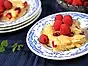 Raspberry blondies