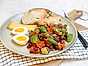 Ratatouille i ugn med bröd