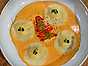 Ravioli med hummerbisque