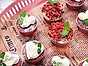 Red valvet cupcakes med limefrosting