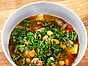 Ribollita med vegofärsbollar