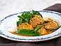 Röd thaicurry med kycklingköttbullar