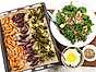 Rostad broccolisallad med vegansk dragonmajonnäs