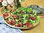 Rostbiffsallad med wasabidressing