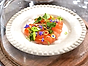 Sashimi på rökt lax