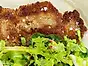 Schnitzel på karré med färsk vitlök