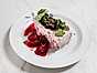 Semifreddo med bär och choklad