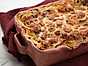 Skördelasagne med getostbechamel