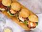 Slider med smashburger