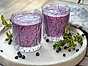 Smoothie med hallon och blåbär