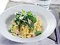Snabb laxpasta med wasabi