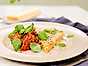 Socca med ratatouille