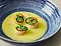 Sotad pilgrimsmussla med jalapenosmörsås
