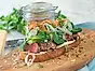 Steak sandwich med tryffelmajonnäs