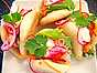 Steamed buns med halstrad tonfisk