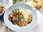 Svampragu med gnocchi