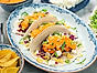 Tacos med sötpotatis, feta och picklad rödkål