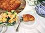 Tarte tatin med persikor