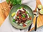 thai beef basil med kokosris