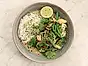 Thai green curry med blomkål och haricots verts