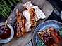 Tjocka julribs med glaze