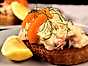 Toast Skagen med pepparrot