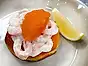 Toast skagen med räkor och löjrom